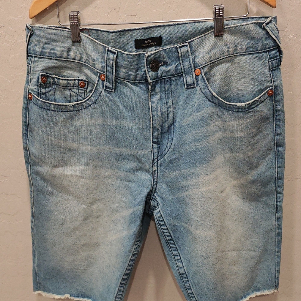 H&M Men's Faded Blue Jean Shorts